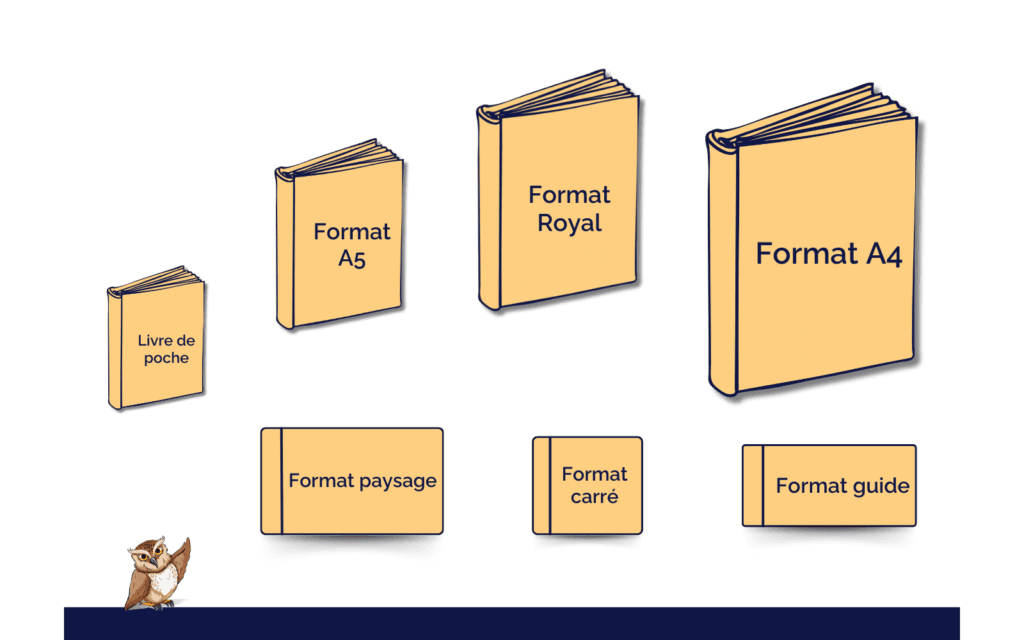 Différents formats de livres
