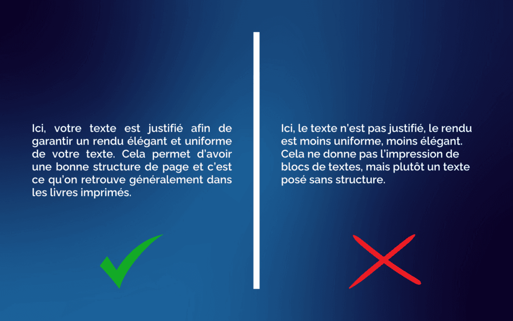 Paragraphes de textes
