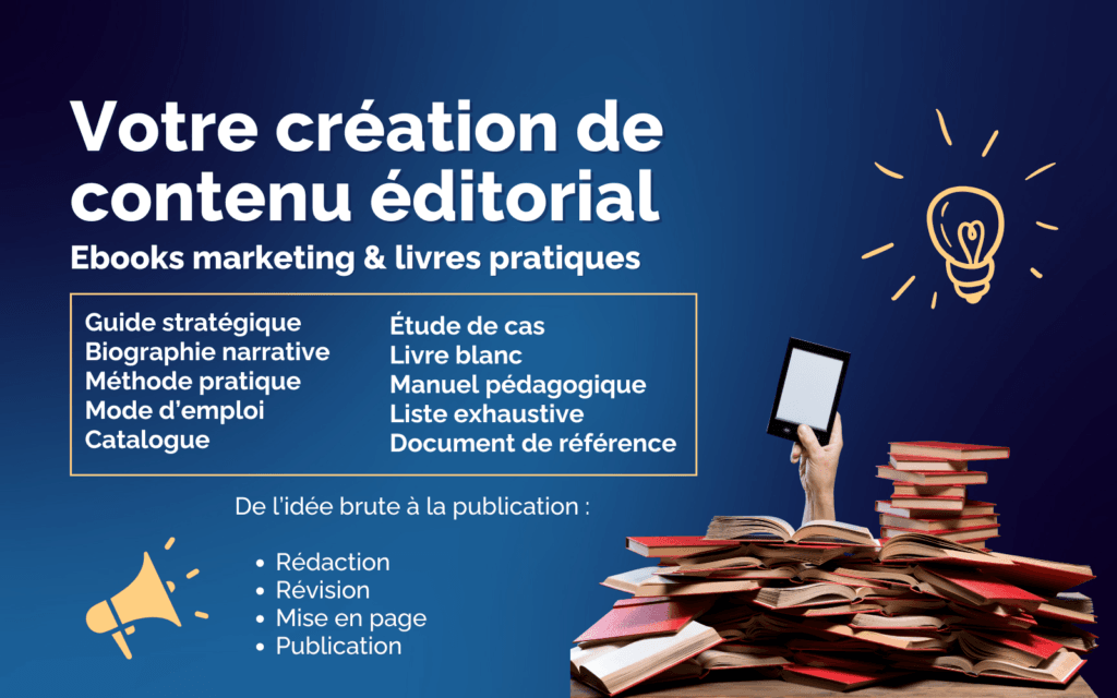 Création de contenu éditorial