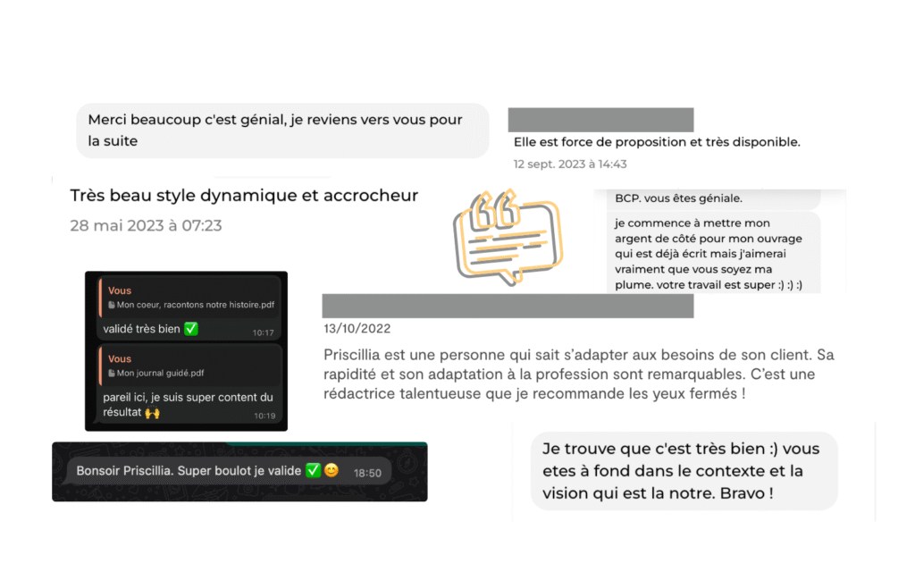 Portfolio - Avis client