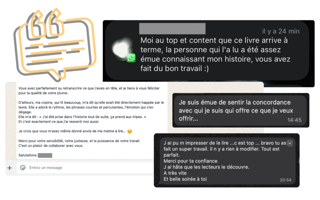 Avis clients - Biographie narrative