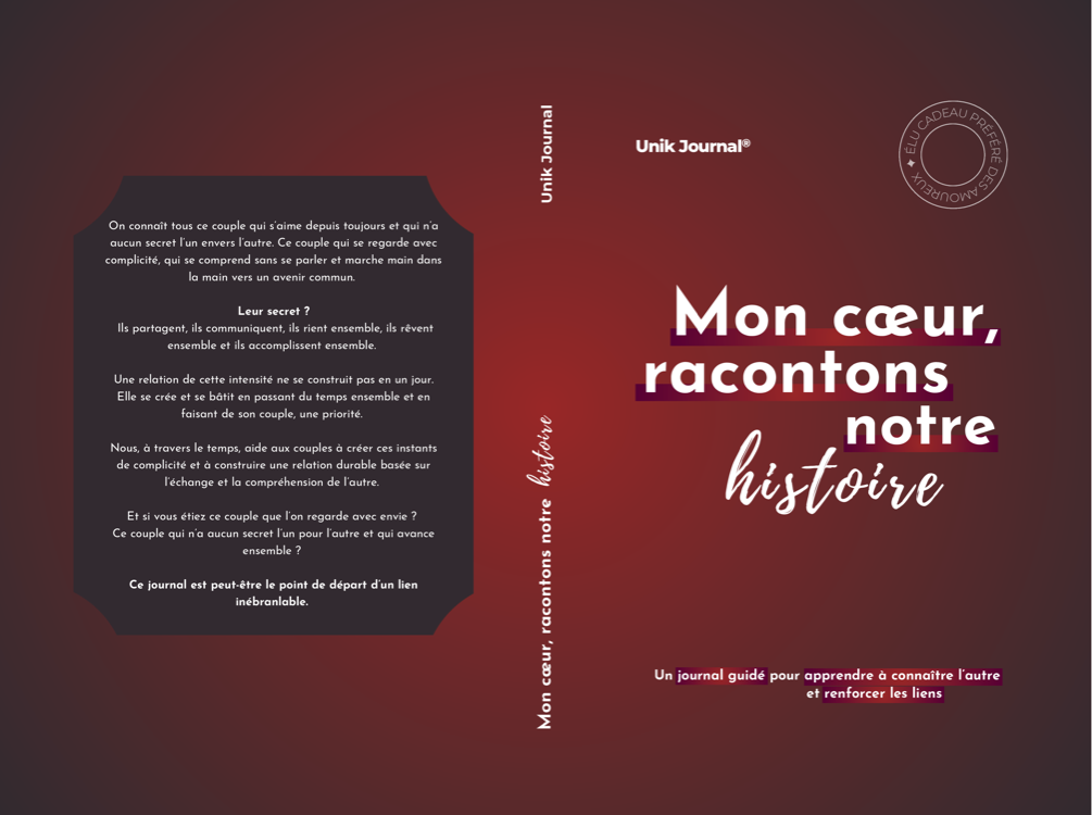 Maquette cover - mon coeur