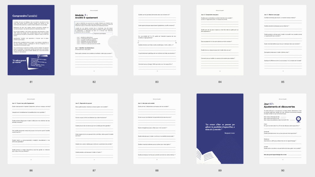 Maquette livre #3 - Journal