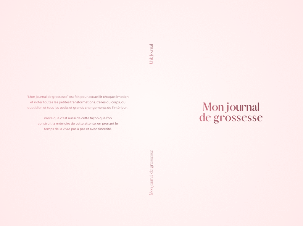 Cover journal de grossesse