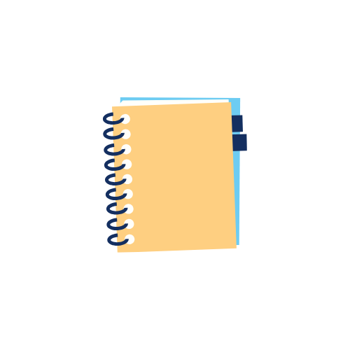 Un carnet à remplir