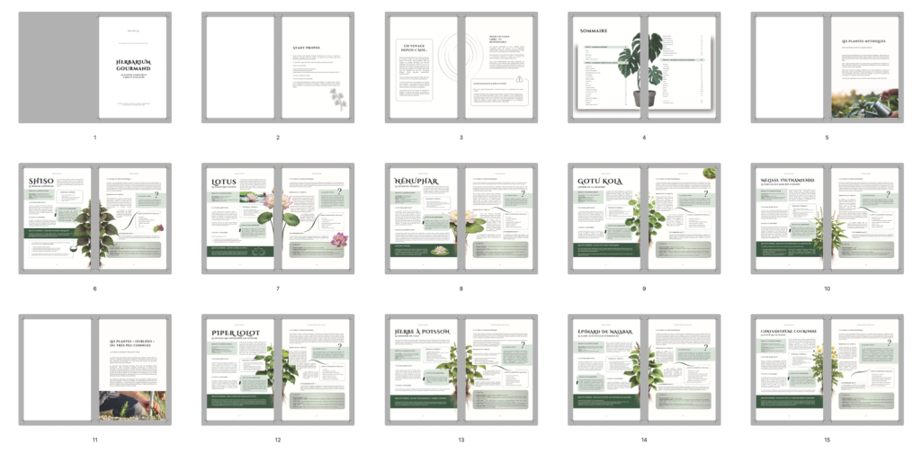 Mise en page illustrée