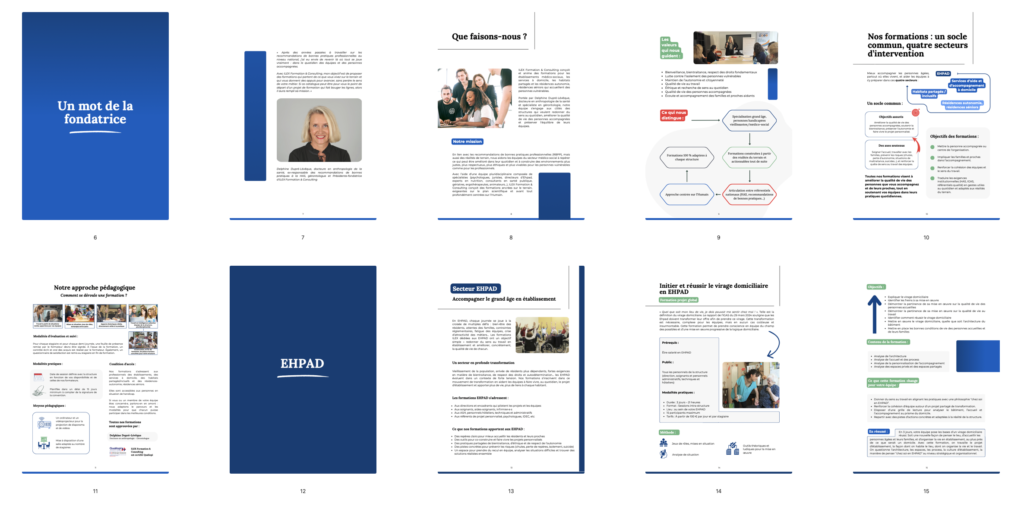 Portfolio catalogue