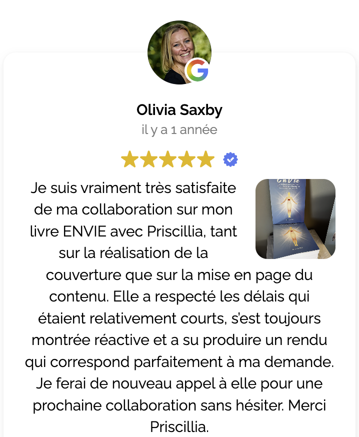Témoignage client Olivia